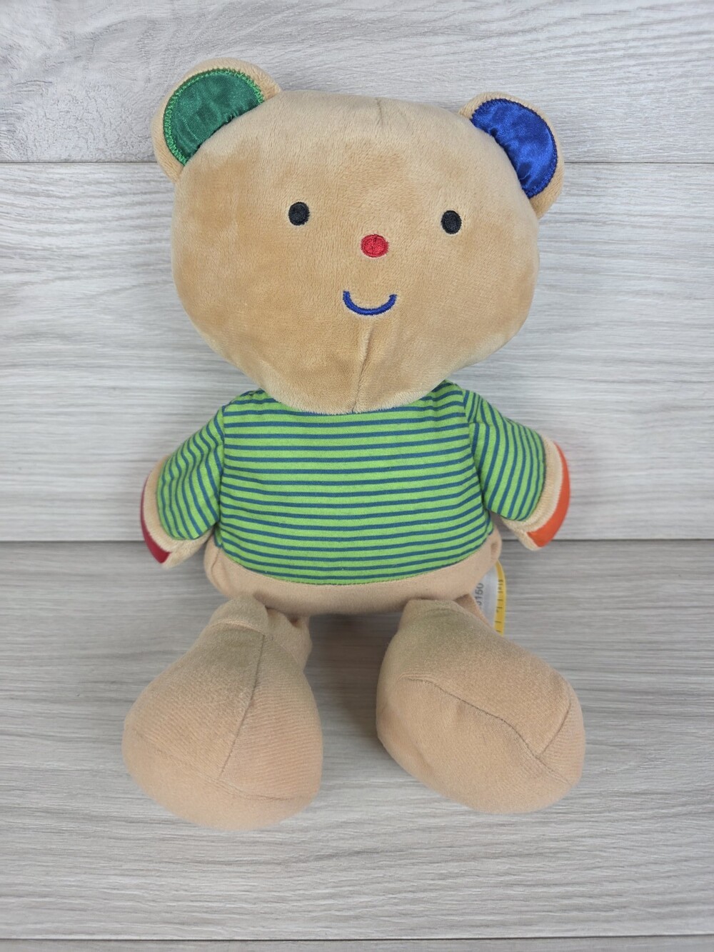 Melissa & Doug K's Kids Plush Bear Doll w Striped Shirt, 16" SU25